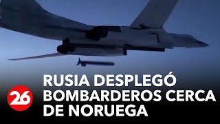 Rusia desplegó bombarderos nucleares cerca de la frontera con Noruega