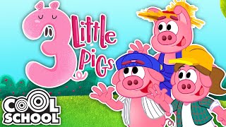 Three Little Pigs 🐷 Ms. Booksy's Bedtime Stories for Kids | Cool School