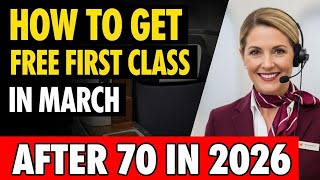 Over 70? How to Get a Free First Class Seat