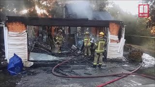 Family of four displaced by Lawrenceville house fire