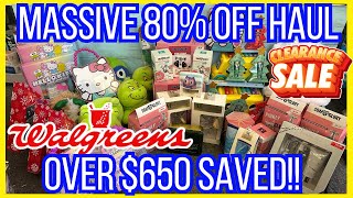 HUGE WALGREENS 80% OFF CLEARANCE HAUL🏃🏽‍♀️💙WALGREENS RUN DEALS SAVE BIG #walgreens #clearance