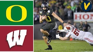 #6 Oregon vs #8 Wisconsin Highlights | 2020 Rose Bowl Highlights | College Football