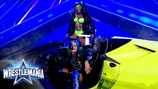 Sasha Banks & Naomi pull up to WrestleMania in style: WrestleMania 38 (WWE Netwo