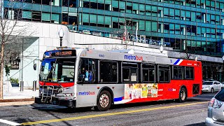 Wmata Metrobus 2006 New Flyer D40LFR #6140 on Route 52 L’Enfant Plaza Station (Full Ride!)