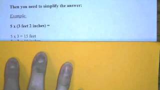 Dividing and Multiply Measurements