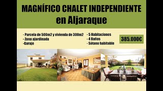 MAGNIFICO CHALET independiente con parcela de 500m2 en Aljaraque REF-7101 PRECIO 385.000€