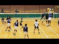 【春高兵庫決勝2024】市立尼崎 vs 神港学園　 第２セット　＜男子バレーボール＞