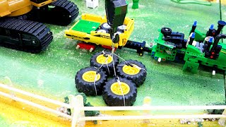 트랙터 조립놀이 레고 테크닉 중장비 트럭 자동차 Assembly Tractor Lego Block Toys