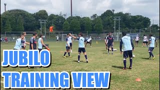 JUBILO TRAINING VIEW【 ボール回し】