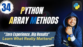 Array in Python and methods | Coders India | By Rohit Tyagi