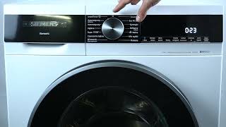 Siemens Washing Machine WG44G2FCPL iQ500 - What Is the Smart Finish Function? | Smart Finish Feature