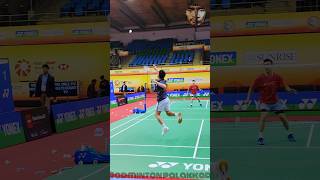 Kento momota Footwork and Smash🤯🔥🔥#badminton#kentomomota#badmintonsingles#bestbadmintonmatch#shorts