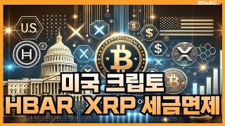 미국 크립토 XRP HBAR 세금면제 /XRP와 앤캐리 청산