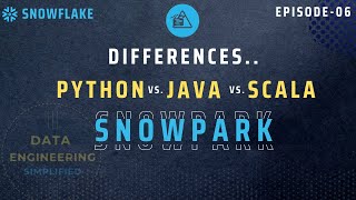 #06 | Snowpark API For Java & Scala Vs. Python