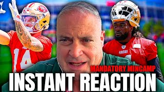 🚨INSTANT Reaction 49ers Minicamp: Purdy x Pearsall Connection ELITE, Aiyuk Holdo