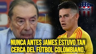 🔥Máximo accionista del Junior reveló todo sobre posible contratación de James | 📢 Reacción prensa.