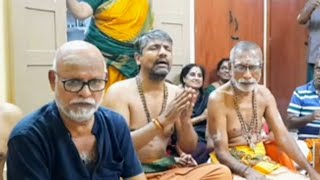 Raagi thandira and sengal mele at kanna anna home at srirangam l Bhajan namasankeertham