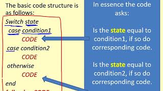 MATLAB basics 8 - conditionals switch statement