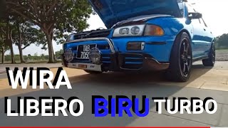 PROTON WIRA LIBERO,BOLT ON TURBO #proton #protonwira #turbocar #modifiedcars