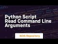 python script read command line arguments