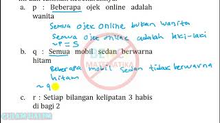 ingkaran dari kalimat -logika matematika contoh 1