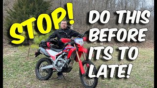 STOP! Check Your Motorcycle Air Filter Before Its To Late! #dualsport #honda #CRF300L #CRF300LRally