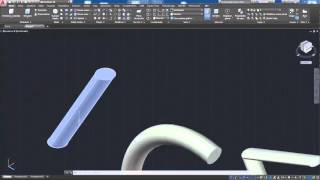 AutoCAD: Extruir por trayectoria