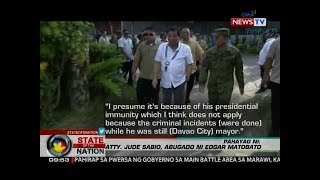 SONA: Pres. Duterte, tanggal sa listahan ng pinasasampahan ng reklamo kaugnay sa Davao Death Squad
