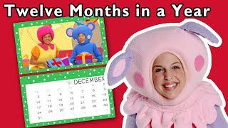 Twelve Months in a Year ⏰ | LEARNING SEASONS SONG | Nursery Rhymes from Mother Goose Club!