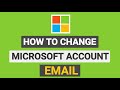 How to Change Email on Microsoft Account | Change Microsoft Account Email 2024