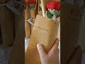 How to package single crochet rose flowers?#crochet #flowers #gift #fyp #diy #rose