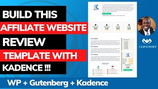 How to Create An Affiliate Product Review Template with Kadence