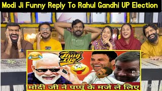 Pakistani Reaction On modi ji funny reply to rahul gandhi // up election 2022 // ak chauhan //