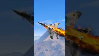 Russian Mig-29 showing stunts in the midair|Gta5