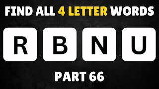 Can You Crack the Code? Find Every 4-Letter Word! ๐ก