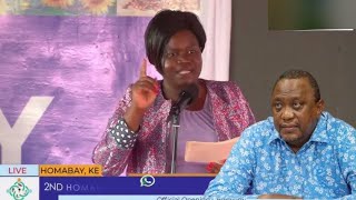 LISTEN TO GOV GLADYS WANGA SPEECH INFRONT OF RAILA AS SHE RESPONDS TO UHURU SUPPORTING GEN Z