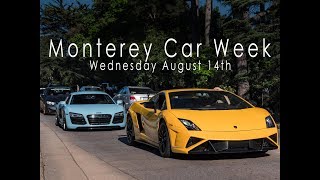 Monterey Car Week 2019 | Wednesday August 14th | Carmel by the Sea | 4K