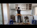 일당 30 초 깔끔 싱크대 시공 korean style kitchen installation