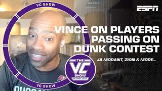 Vince Carter on reasons why NBA superstars don’t compete in the Dunk Contest anymore | The VC Show