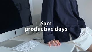 study vlog | 그냥 하기 | Flexispot 모션데스크 | 6am productive days