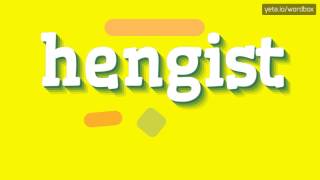 HENGIST - តើធ្វើដូចម្តេចដើម្បីប្រកាស HENGIST?  #អ្នកជំនាញ (HENGIST - HOW TO PRONOUNCE