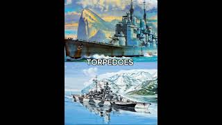 KMS Tirpiz VS HMS Vanguard #history #worldofwarships #ww2 #battleship #warthunder #military