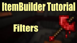 ItemBuilder v2.0 Tutorial: Filters