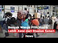 Pemudik Mulai Padati Stasiun Pasar Senen, Mudik Lebih Awal Hindari Kepadatan