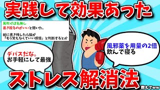 【2ch有益スレ】実践して効果あったストレス解消法教えてww【ゆっくり解説】