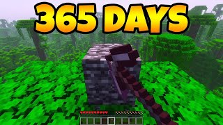 Breaking Bedrock in Minecraft FOR 365 DAYS (World Record)