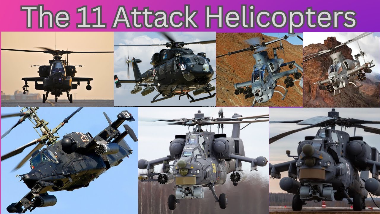 The 11 Best Attack Helicopters In The World. | #helicopter #attack ...