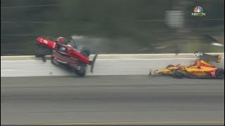 2018 Pocono ABC Supply 500 - Robert Wickens Crazy Wreck