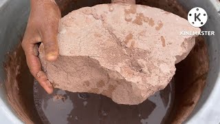 Red Mud Water Crumbling ASMR