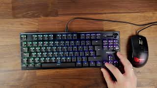 Roccat Vulcan TKL (linear titan switches) key actuation sounds and keystrokes